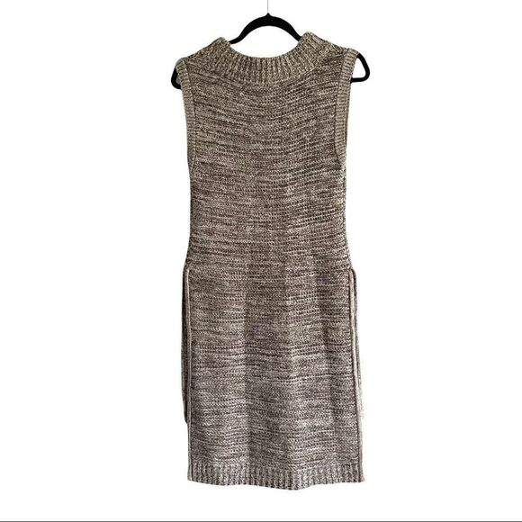 CALIFORNIA MOON RISE Sleeveless Knit Tunic Sweater Grey XS - Picture 3 of 8
